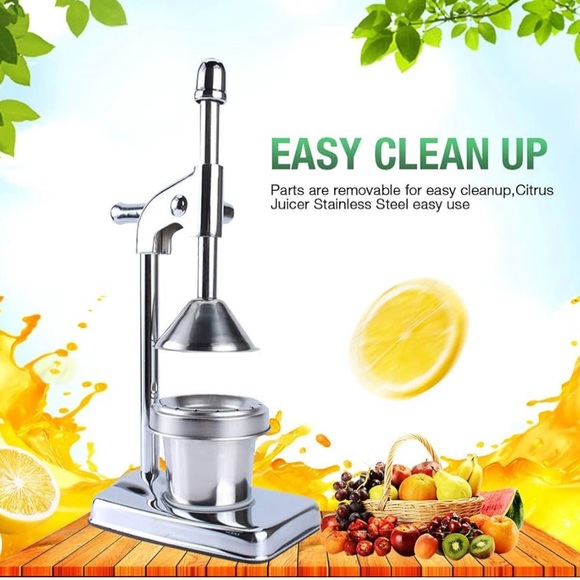 Manual Fruit Squeezer | Durable Stainless Steel - Picture 3 of 7